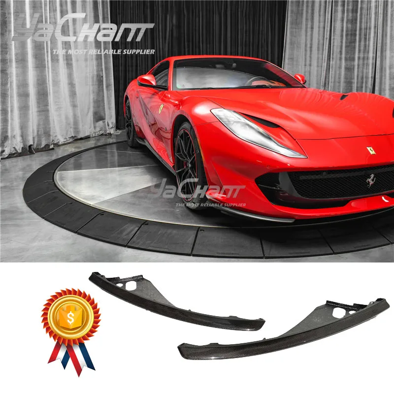 

DCF Dry Carbon Fiber Front Splitter Fit For 2017-2020 Ferrari 812 Superfast OEM Front Splitter