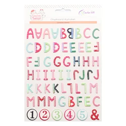 Creative Path Colored Dopamine Alphabet Stickers Vintage English Letter Deco Stickers For Scrapbooking Journaling Card Making