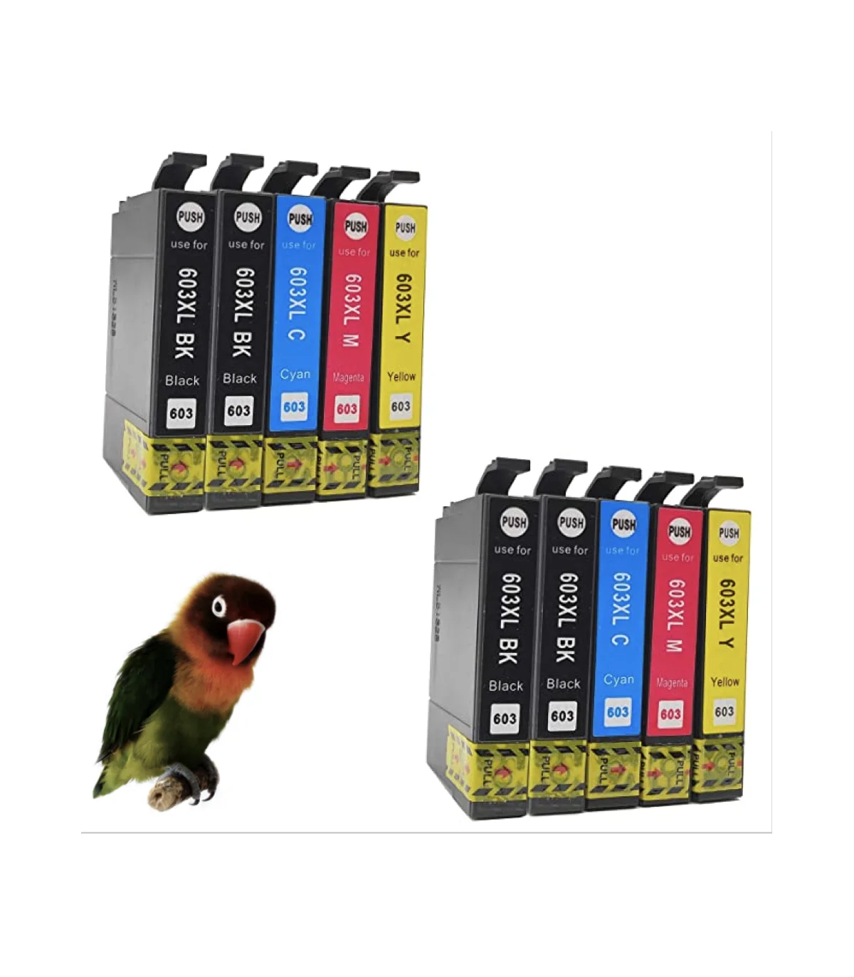 10 cartuchos compatibles con 603XL Epson Expression Home XP-2100 XP-2105 XP-3100 Epson Expression Home XP-2100 XP-2105 XP-3100 Cartuchos para Impresora Expression Home XP-2100 XP-2105 XP-3100 XP-3105 XP-4100 XP-4105