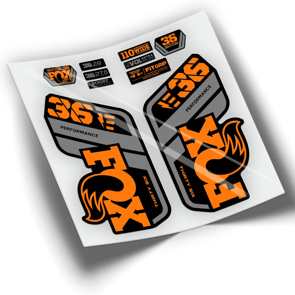 FOX 36 PERFORMANCE 2021 BICOLOR WP430 fork stickers