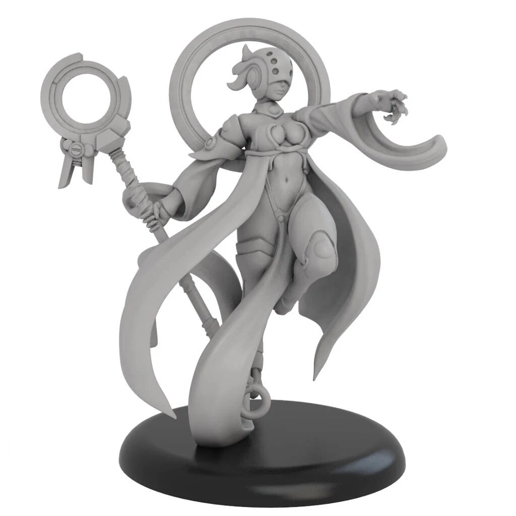 30mm Base , Resin Model Figure GK  ,  Unassembled and unpainted kit