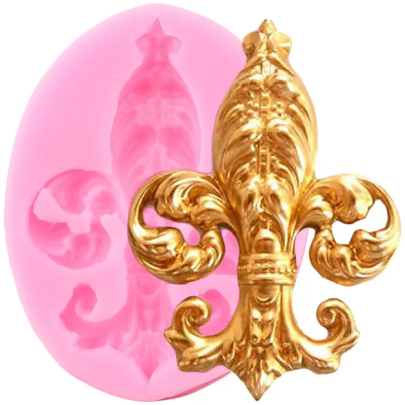 European Vintage Baroque Relief Silicone Fondant Mold Cake Border Decorating Tools Gumpaste Chocolate Candy Moulds Jewelry Molds