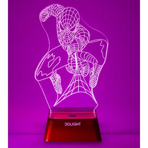 3D Light Spider Man 3D Lamp