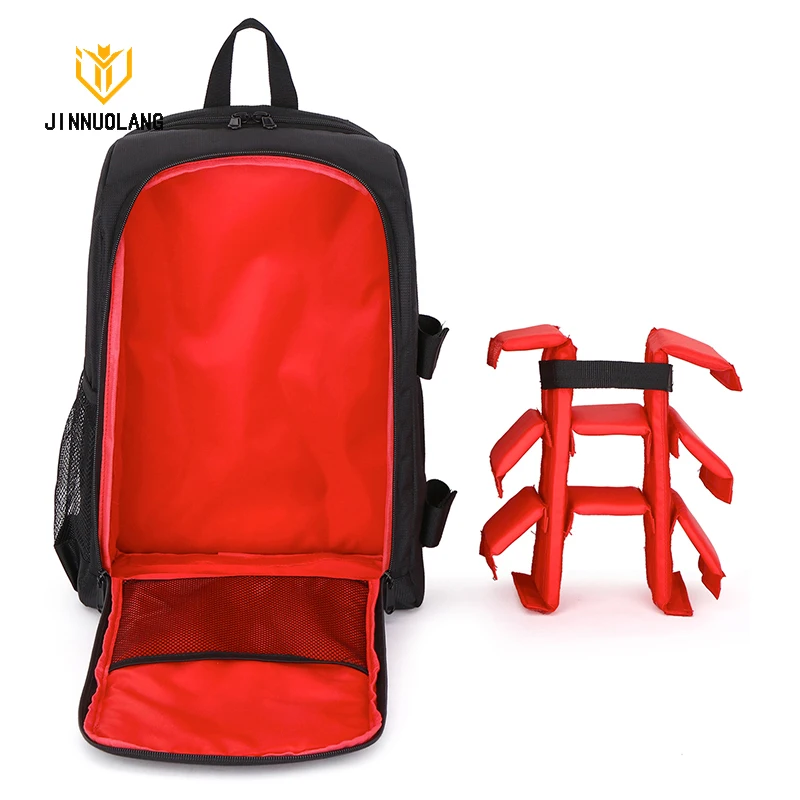 Professional photography backpack with a rack holder, waterproof Oxford cloth, double-shoulder bag with partitions