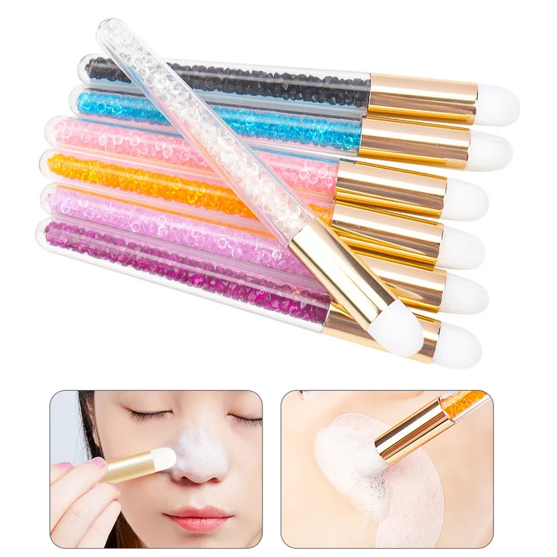 

5PCS YGirlash Crystal Cleansing Brushes For Eyelash Extensions Nose Cleaning Brushes Lash Shampoo Tools Make Up Brush