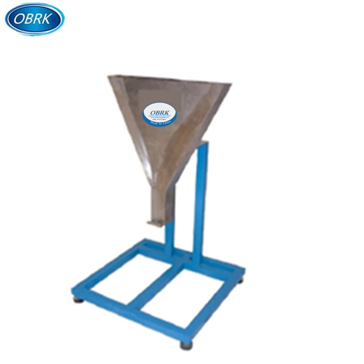 

Stainless Steel EN Standard V-Funnel Test Set For Concrete Testing