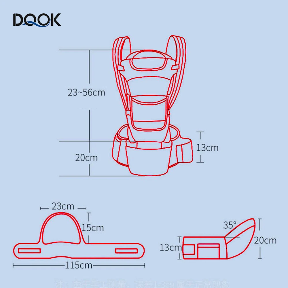 Ergonomic Baby Carrier Backpack Infant Baby Hipseat Carrier Front Facing Ergonomic Kangaroo Baby Wrap Sling Travel Backpack