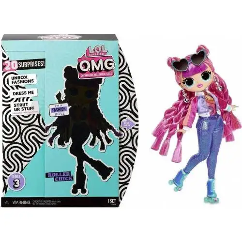 Giochi Preziosi L.o.l Top Secret Dolls 20 Surprise S3 LLUE0000 - Roller Chick