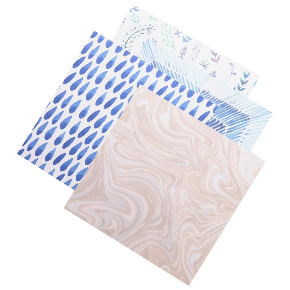 Creative Path 8 Zoll Scrapbooking-Papier Lila Regenmuster Dekoratives Journaling-Hintergrundpapier Origami-Designpapier 20*20 cm – Detail 8