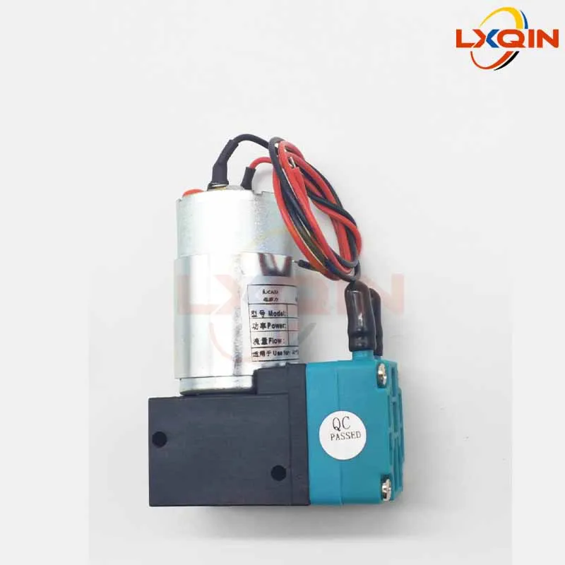 LXQIN Eco Solvent Printer Ink Pump DC24V 7W 300-400ml/min JCL Micro Diaphragm Liquid Pump for Solvent Ink Inkjet printer plotter