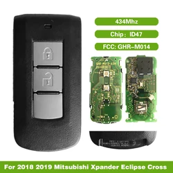 CN011018 oryginalny na 2018 2019 Mitsubishi Xpander Eclipse krzyż samochód zdalnego inteligentny klucz 434MHz ID47 Chip FCC ID GHR-M014