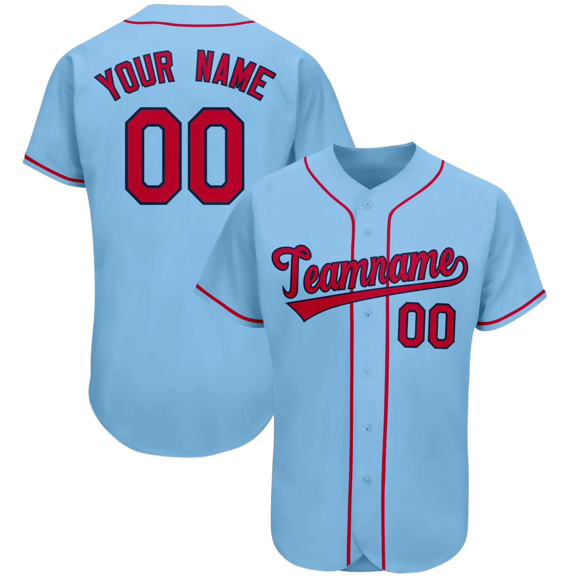 Custom Baseball Jersey Full Sublimated Team Name/Numbers Breathable Soft Durable Tee Shirts for Men/Kids Outdoors Party/Game