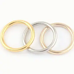 30mm Gold O Rings Welded Metal Loop Round Formed strap Ring Bag Holder Handbag Purse Bag clasp Making Hardware Supplies