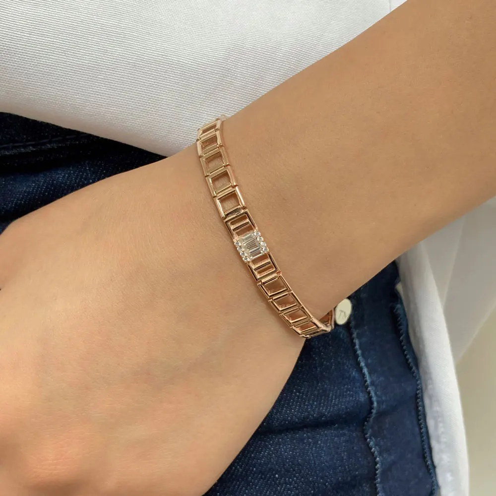 NEW Fashion Model Silver 925 Bracelets for Women High Quality Gift Luxury Zircon Party Jewelry