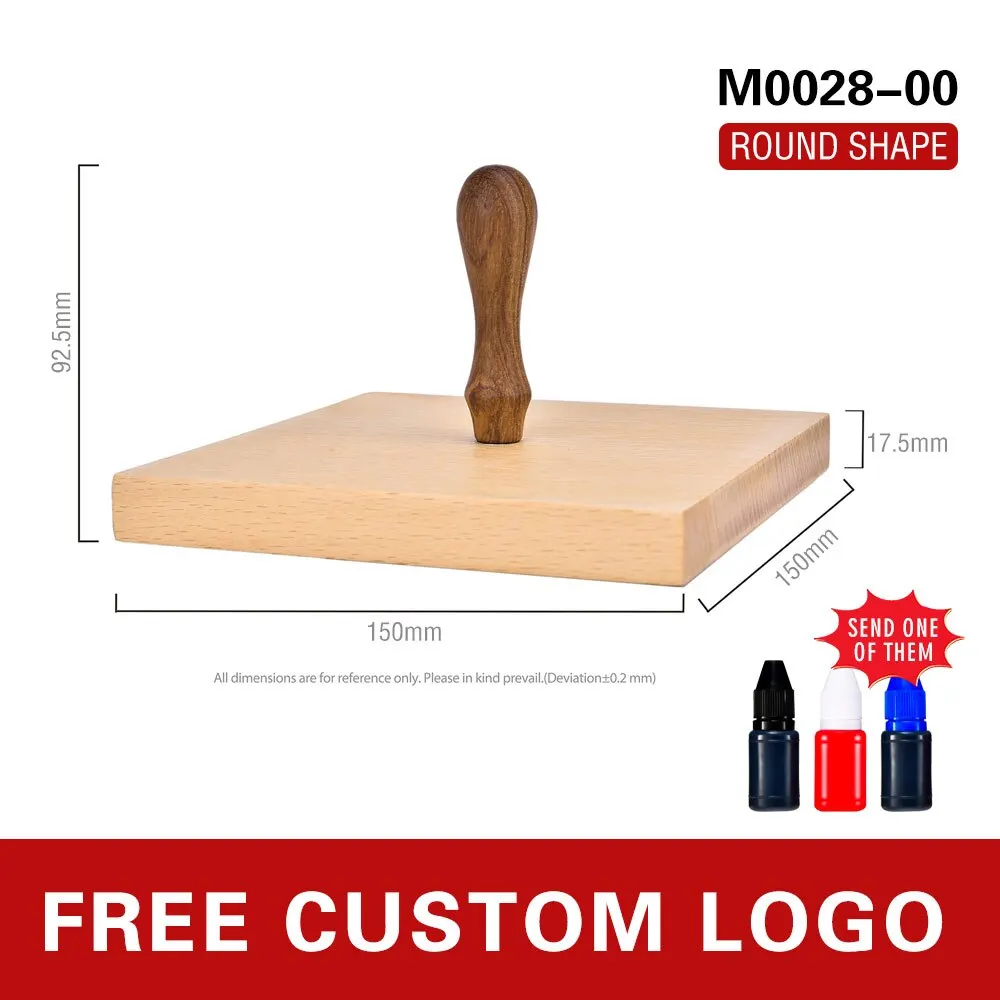 NONE Benutzerdefinierter Siegelstempel aus Holz, großer handgefertigter Buchstabenstempel aus Holz, Logo zum Einladen von Briefpapier, Handwerk, Hochzeitsstempel, Party-Dekoration 10