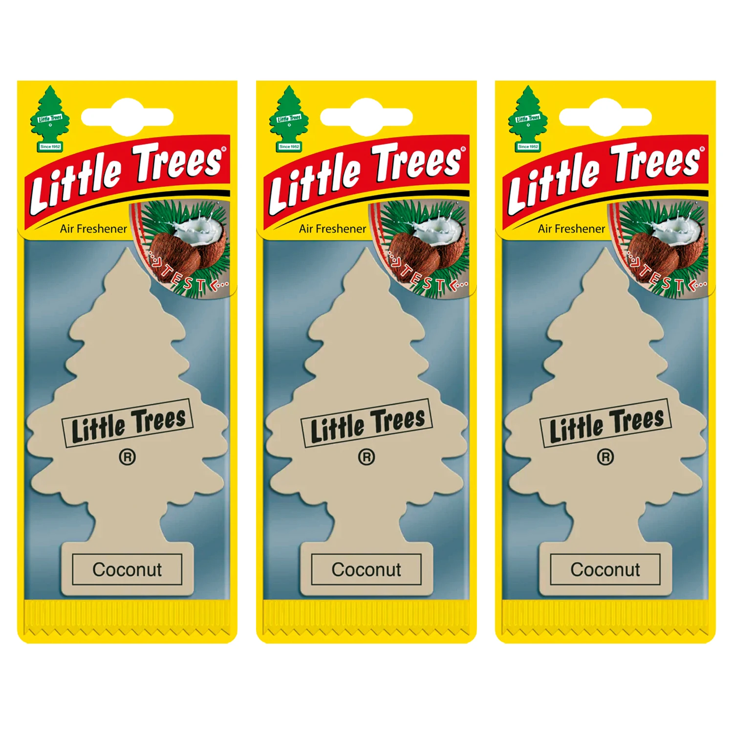 Little Trees Coconut Hindistan Cevizi Aromalı Oto Kokusu 3 Adet