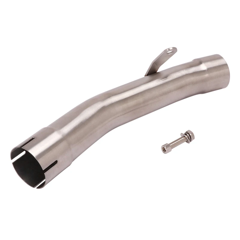 For Kawasaki Ninja ZX6R ZX636 2009-2020 Exhaust Pipe Mid Link Tips Slip On Stainless Steel