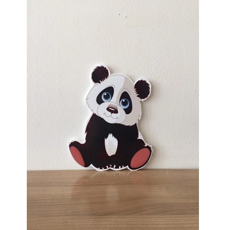 Baby Panda Boy Foam-board Cutout Standee with Cardboard Stand, Kids Birthday Decoration, Concept Party Supplies