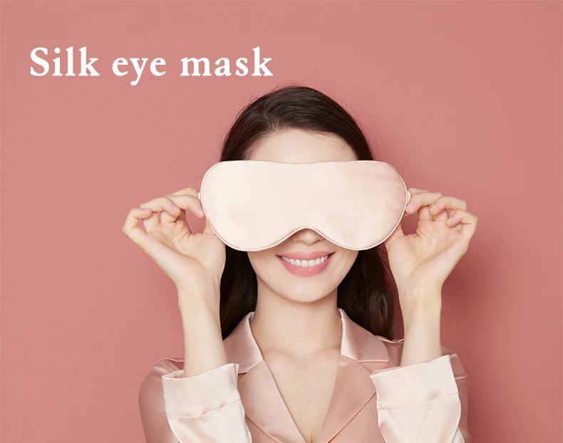 DISANGNI 100% Maulbeerseide Schlafmaske für Frauen und Männer, Weiche, Atmungsaktive, Lichtblockierende Augenmaske zum Schlafen und Reisen, 1 Stück – Detail 1