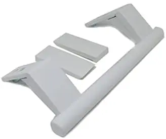 Liebherr مقبض ثلاجة 21 سنتيمتر, أبيض, 7430668 مع زينة متوافق مع طرازات متعددة, سهل التركيب, أبيض مقبض باب الثلاجة Liebherr