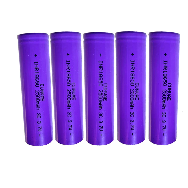 

18650 Battery 3.7v 25f 2500mah IMR18650 INR18650 ICR18650 3.7 Volt Li-ion Battery for Electric vehicle battery, power battery