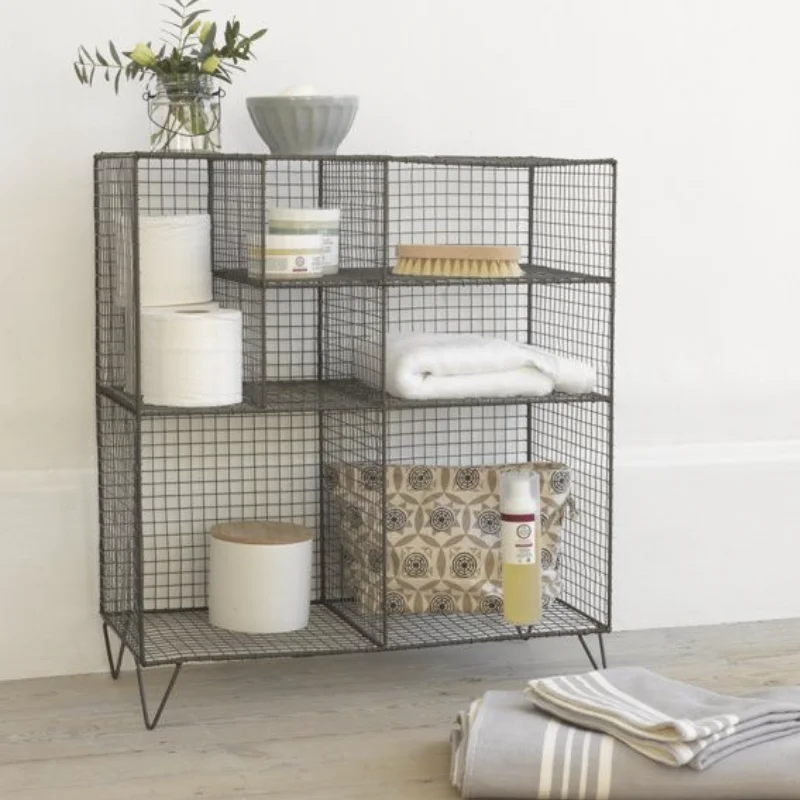 Rak Buku Logam 7 Bermata Lantai Berdiri Rak WD-240