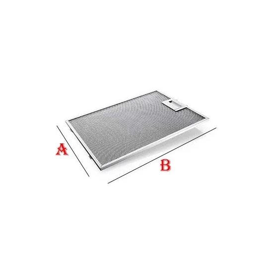 Breite 20,5 cmx 47 cm Höhe Universal Küche Haube Aluminium Filter (Metall Filter) zwischen Klaue 4,5 cm Haube Metall Staub Filter