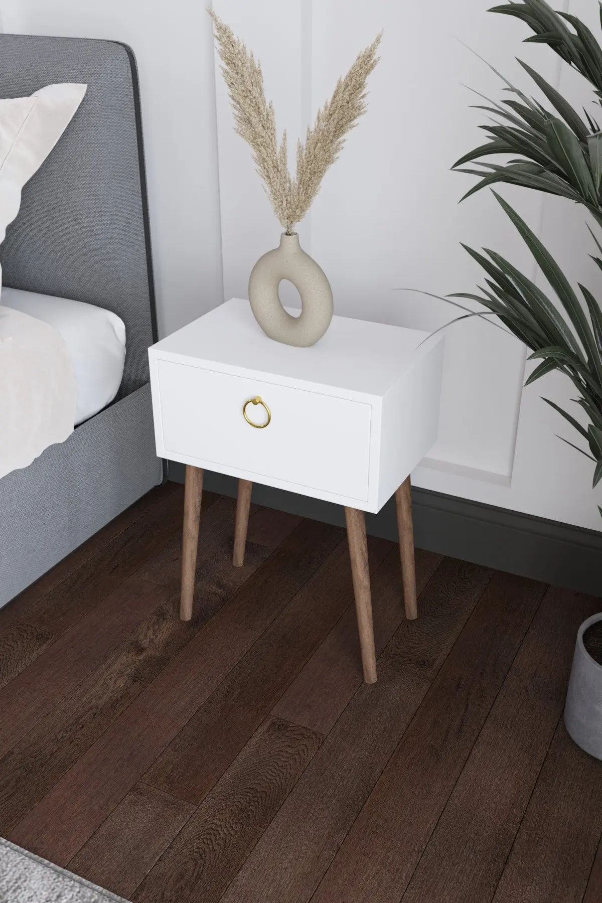 Commode Nội Thất Bằng Gỗ Đầu Giường Houseware Trang Trí Chất Lượng Tốt Và Tiện Lợi Di Động Chắc Chắn Phòng Ngủ Phòng Trẻ Em