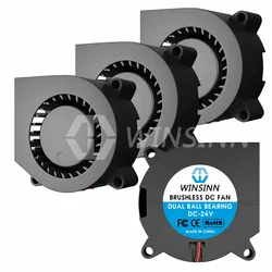 WINSINN 4020 40mm Blower Fan 5V 12V 24V Hydraulic / Dual Ball Bearing Brushless Cooling Turbine Turbo 40x20mm 2PIN  [4-Pack]