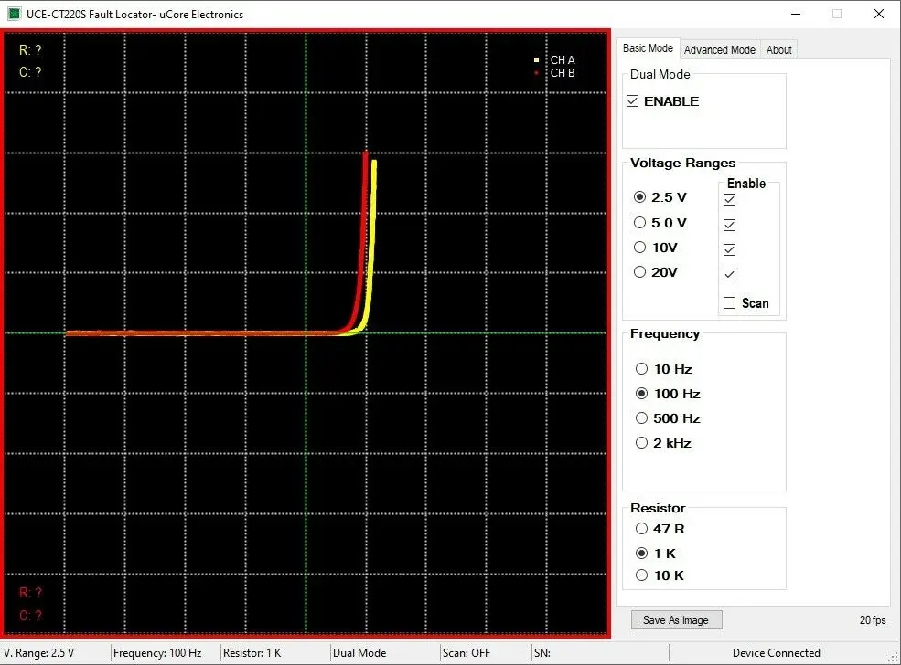 UCE-CT221L Fault Locator & Curve Tracer