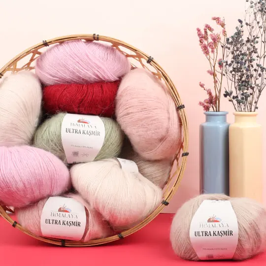 Himalaya Ultra Kasmir kaslir moher przędza 50g-175m Alpaca Mink Merino Cashmere Kid wełna Knitting Crochet Amigurumi dziecko mleko miękka szczotka