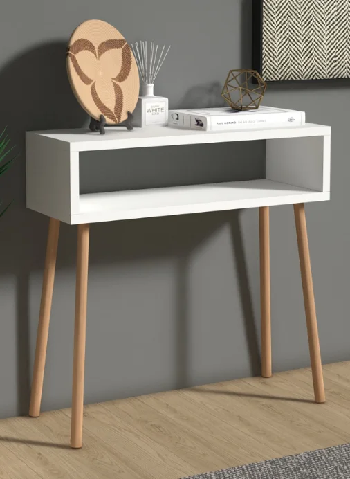 Colourful Coffee Table White Pastel Design Coffee Wooden Decorative Rectangle Design Nordic Snack Sofa Living Room Nightstand TV