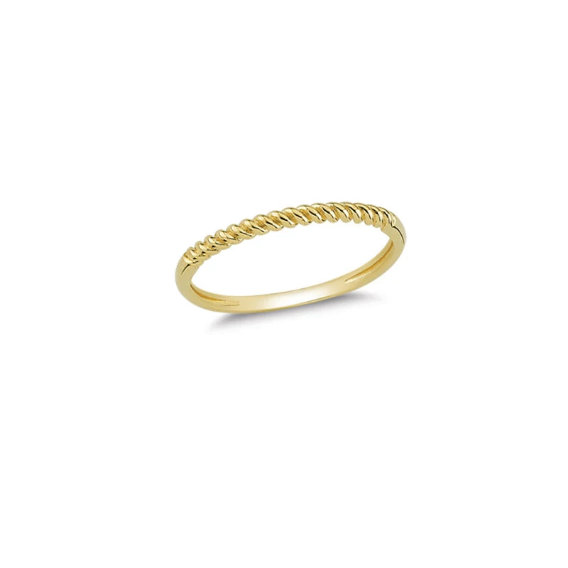 14K Solid Gold Classy Ring for Women