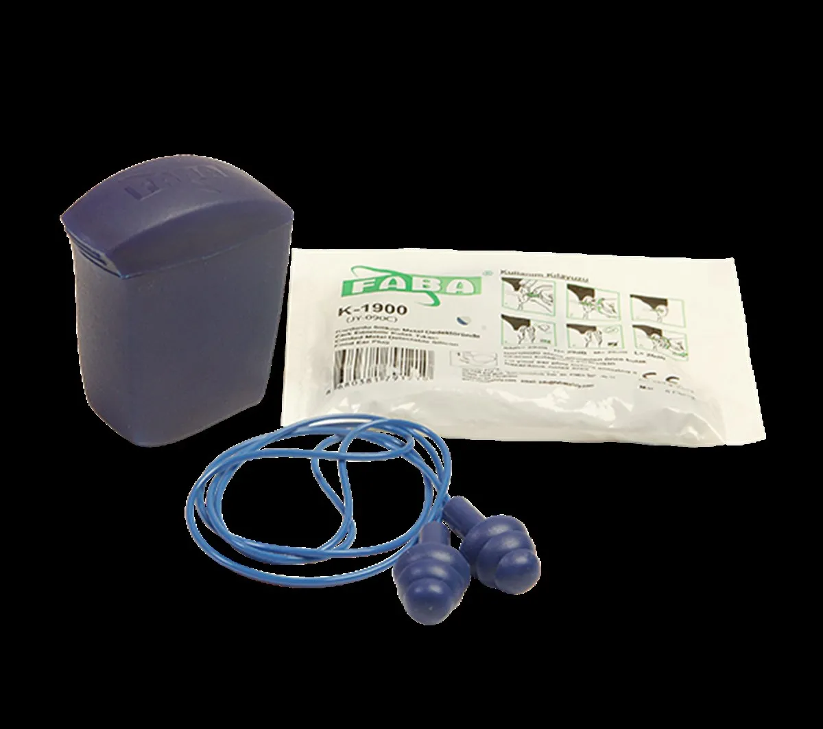 5 PCS Faba K-1900 silicone earplugs , ear defenders,hearing protection