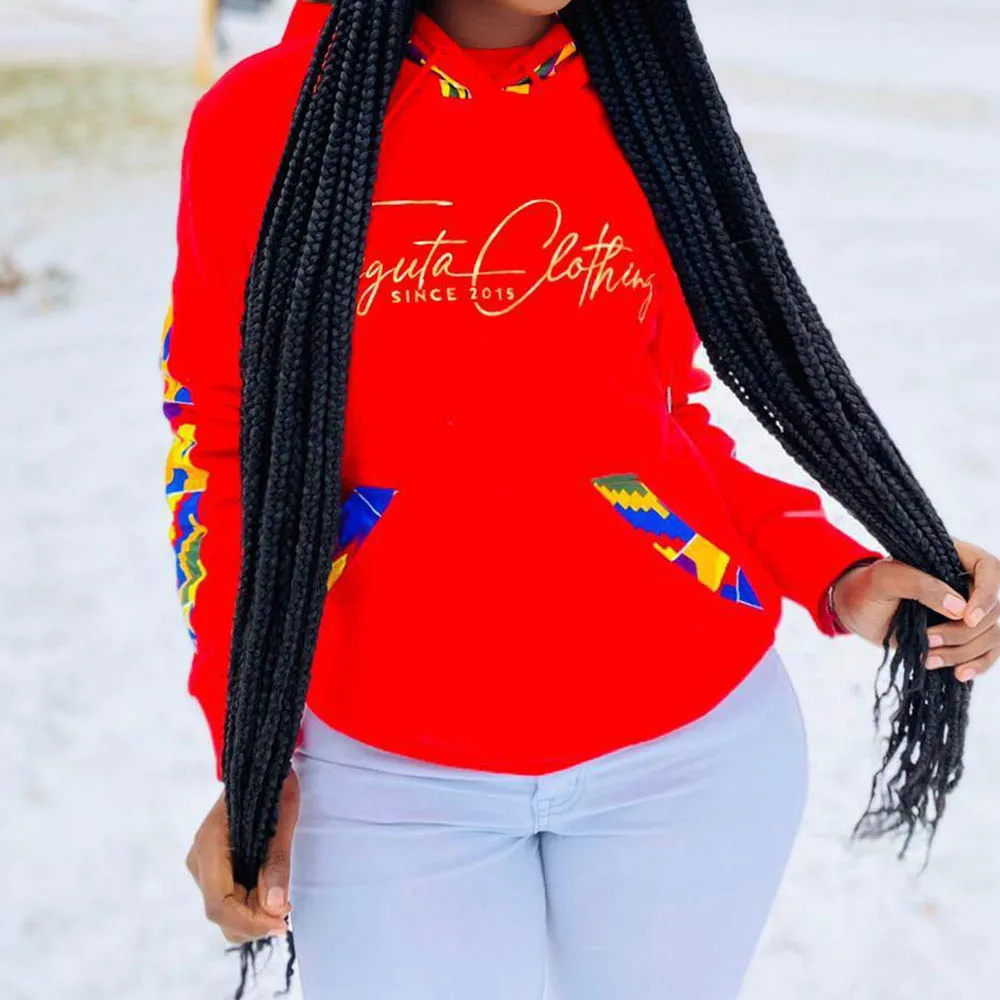 

Новинка 2023, толстовки, свитер с Африканским принтом Анкары, женское осенне-зимнее пальто, свитшот для пар меланина с карманами, одежда с длинным рукавом