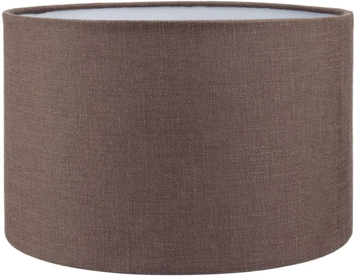 Floor Lamp Lampshade Brown Drum Lampshade 38x38x22 Cm Decorative High Quality Special Lampshade Fabric and metal Inner Nes