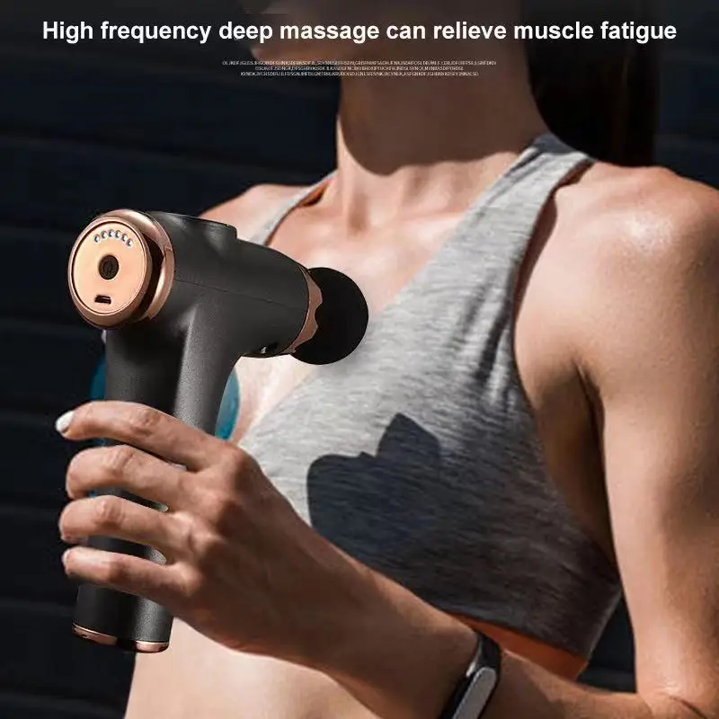 Portable Fascial Gun Electric Body Massager Gun Light and Silent