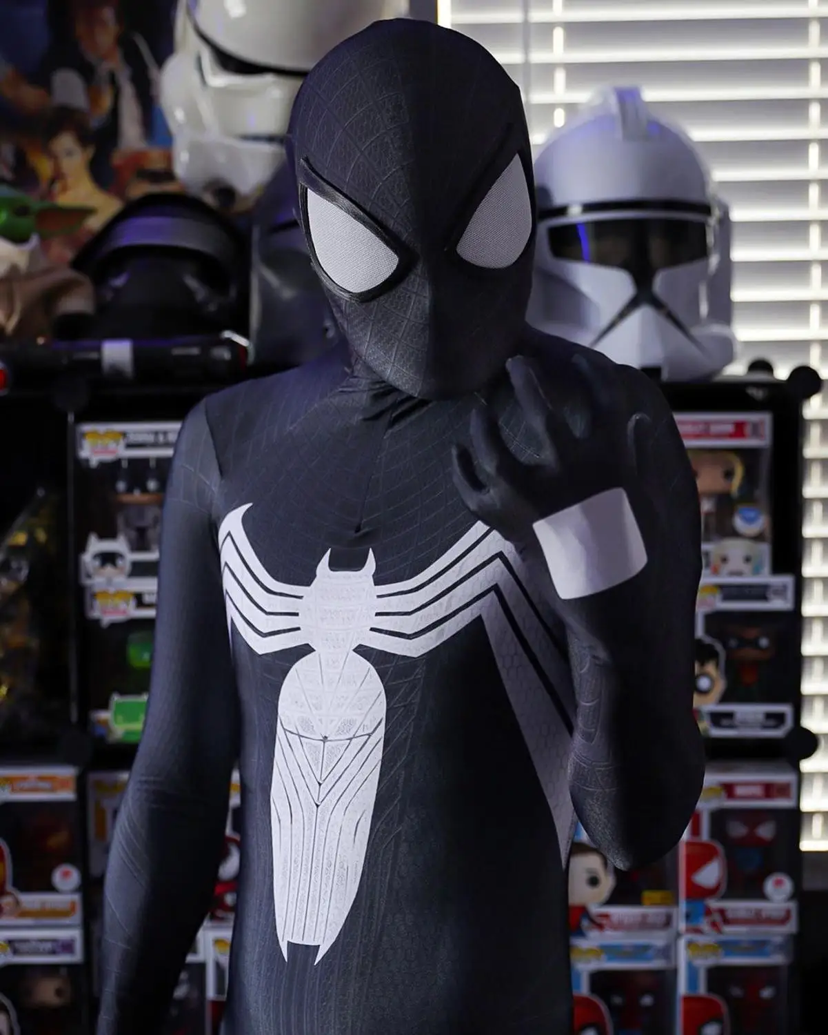 

Venom Symbiote Spiderman Costume Superhero Cosplay Spidey Cosplay Halloween Costume Zentai Suits Bodysuit Halloween Disfraces