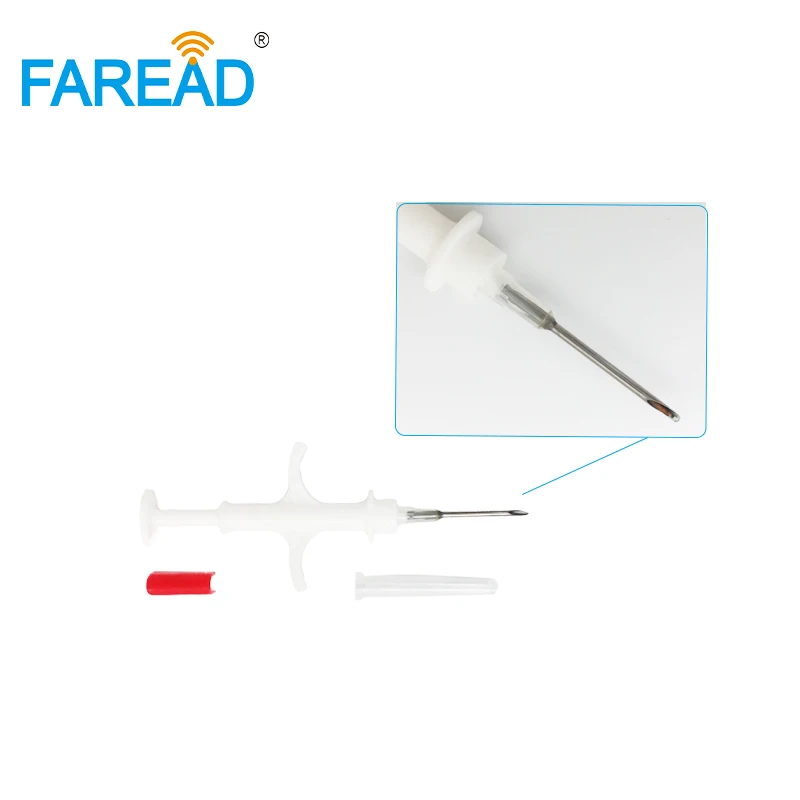 1.25x7mm Bioglass Rfid Implant ISO ICAR FDX-B Glass Injector for Transponder Chip Identifier Syringe Animal for Digital Pet ID