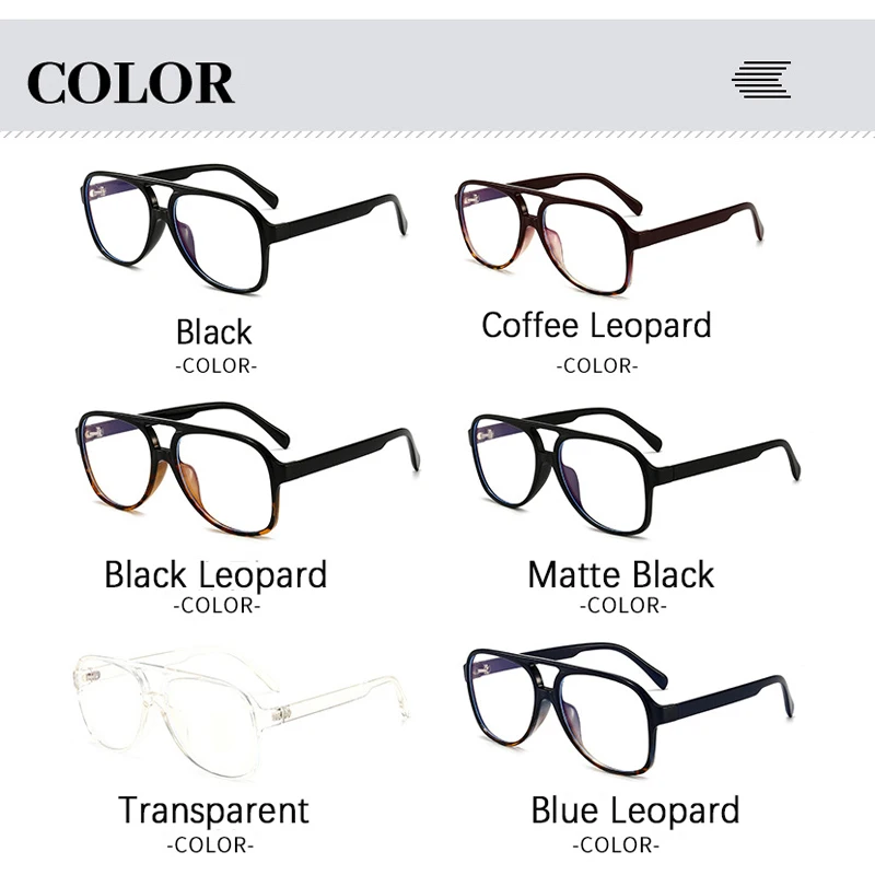 RUOBO Fashion Clear Lens Glasses Frame For Students Men Women Prescription Eyeglsses Frame Eyewear Optical Spectacle Eyeglass