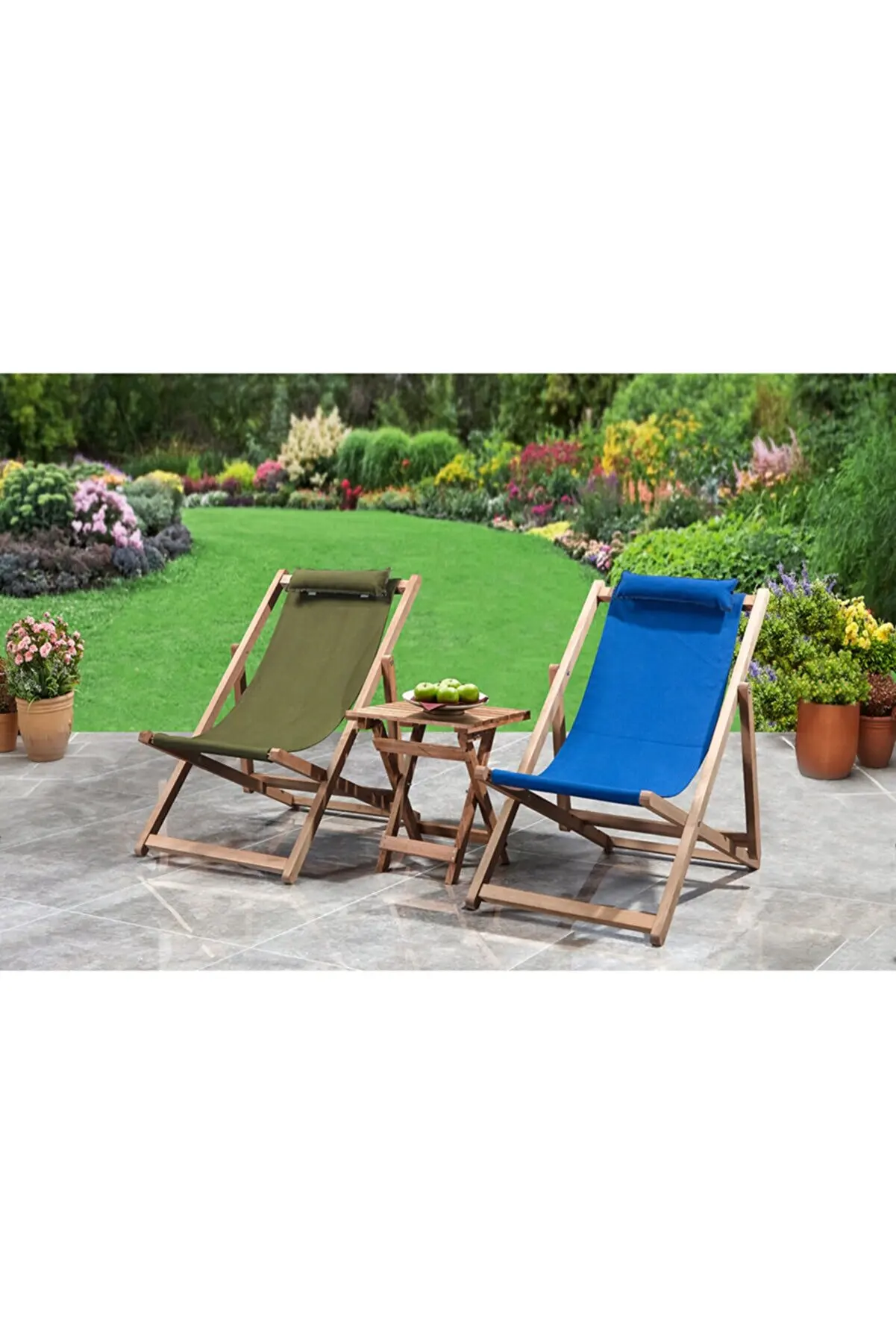 Garden Balcony Foldable Chair Outdoor Nordic Home Decor Scandinavian Furniture Modern Design Wooden