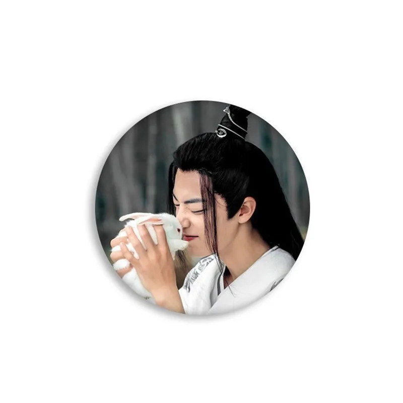 Xiao Zhan Star Acrylic Brooch The Untamed Wei Wuxian Cute Badge On Backpack Decoration Men Women Lapel Pins Jewelry Accessories