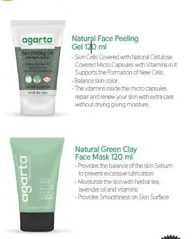 Agarta Natural Green Clay Face Mask 120 ml Natural Facial Exfoliating Gel 120 ml-Your Skin Dirt sublimates, breathe