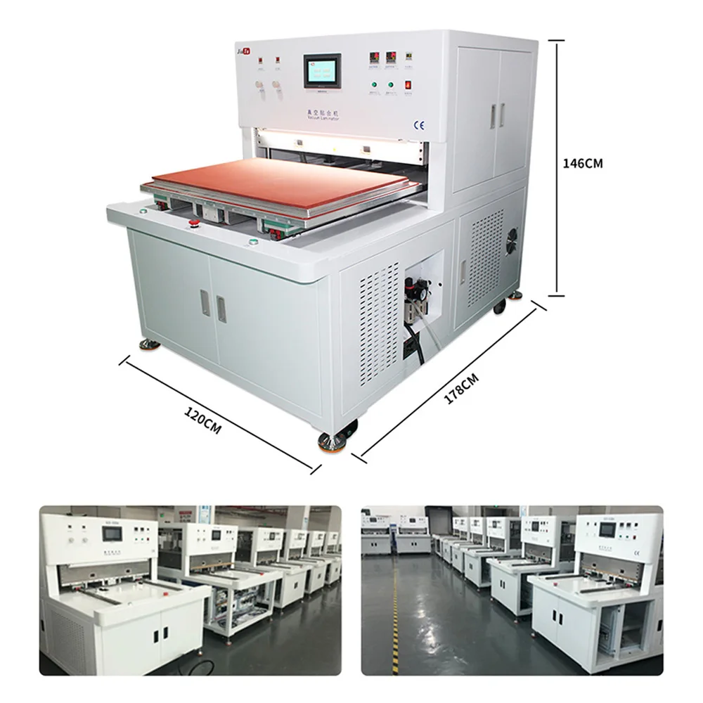 Máquina laminadora de vacío OCA OCF SCA, 35 pulgadas, totalmente automática, para digitalizador táctil sensible al teclado, reparación de pantalla de Bus de unión de vidrio