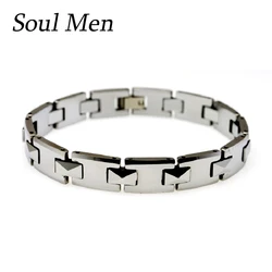 High Quality Mens Womens Wristband Jewelry Solid Tungsten Carbide Bracelet Waterproof & Scratch Proof Link Chain