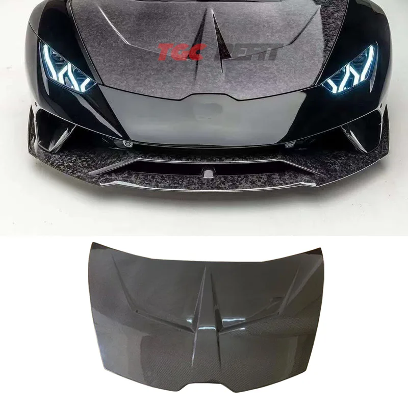 

Carbon Fiber Engine Cover Front Bumper Bonnet Vent Cover Fits For Lamborghini Huracan Lp610 Lp580 2016 2017 2018 2019