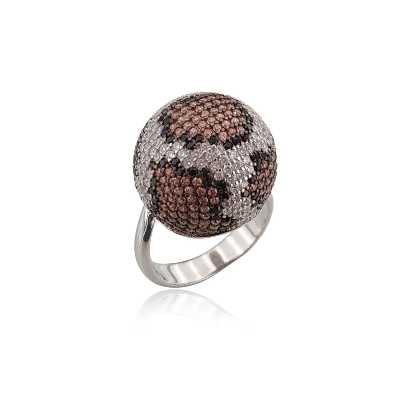 Leopard Statement Women Rings 925 Sterling Silver Ladies Rings for Women