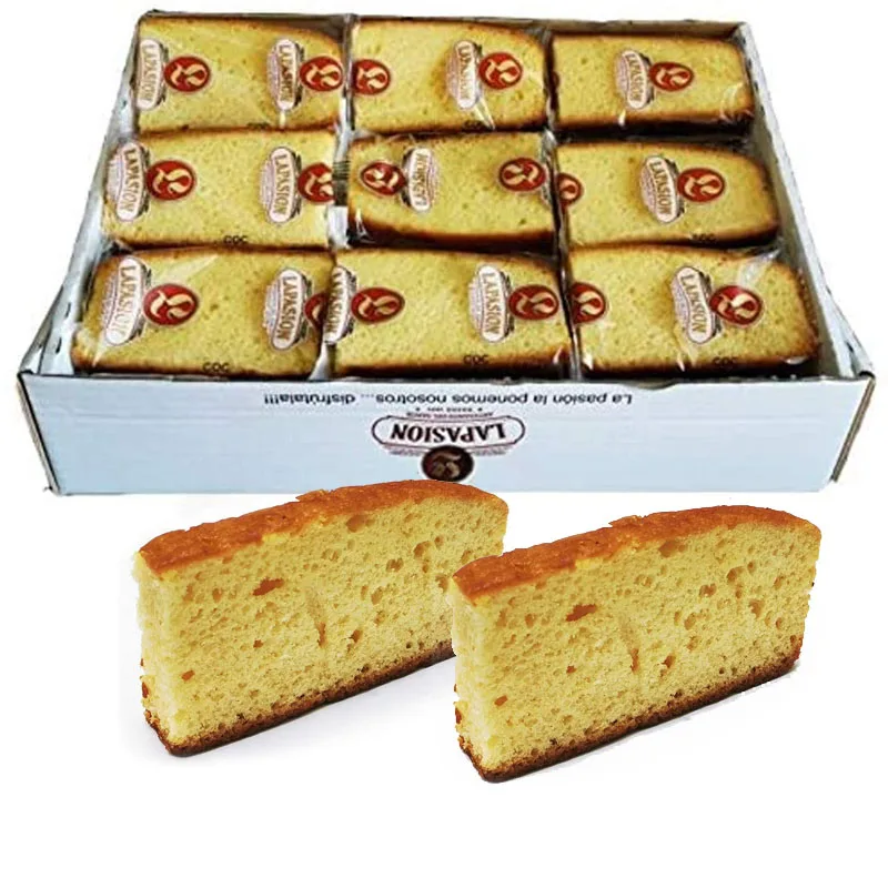 LAPASION - Bizcocho COC envuelto, ideal para desayunos y meriendas | caja 2 Kg | Producto de repostería