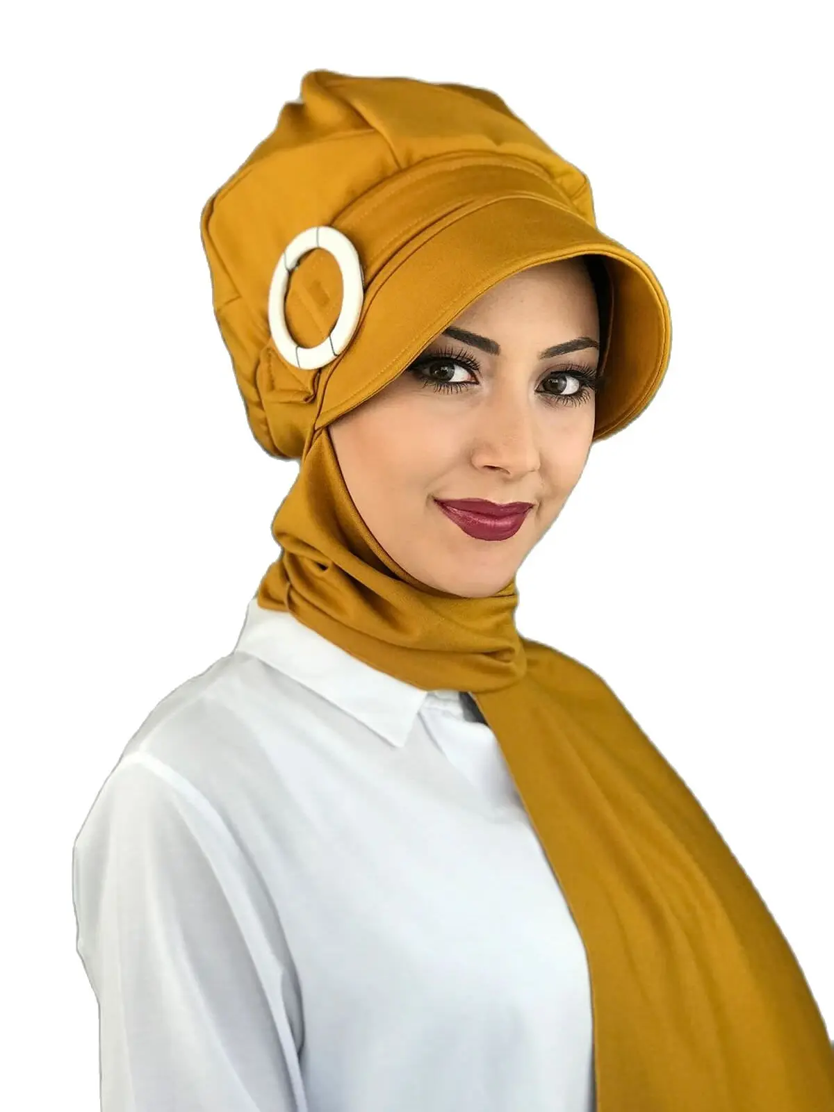 2021 new Fashion Hijab Women Muslim Bathing Cap Islamic Hijab Scarf Kerchief Bal Rengi Female Hat