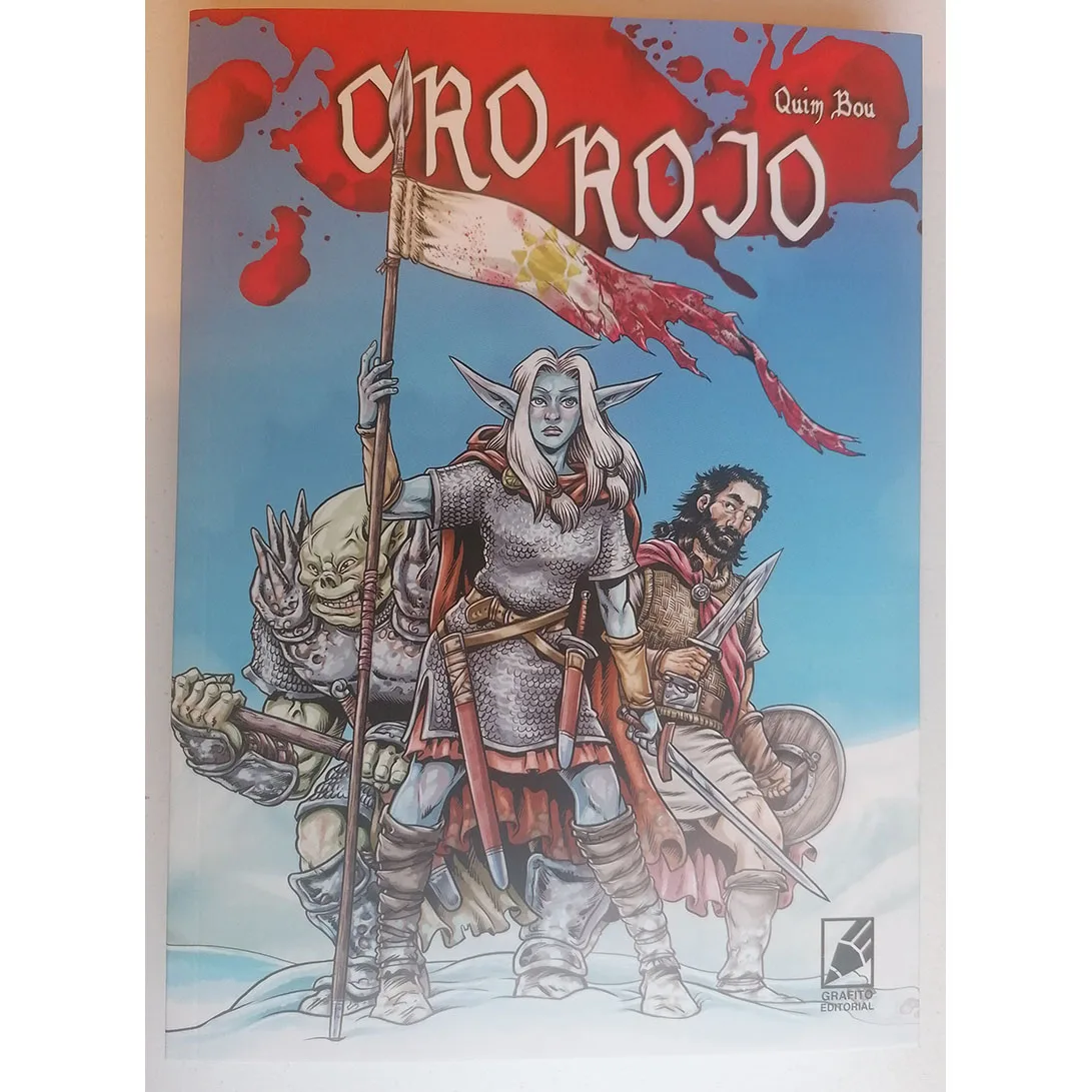 European, Red Gold, ED. Graphite, year 2021, author QUIM BOU, Spanish COMIC BOOK, TEBEO